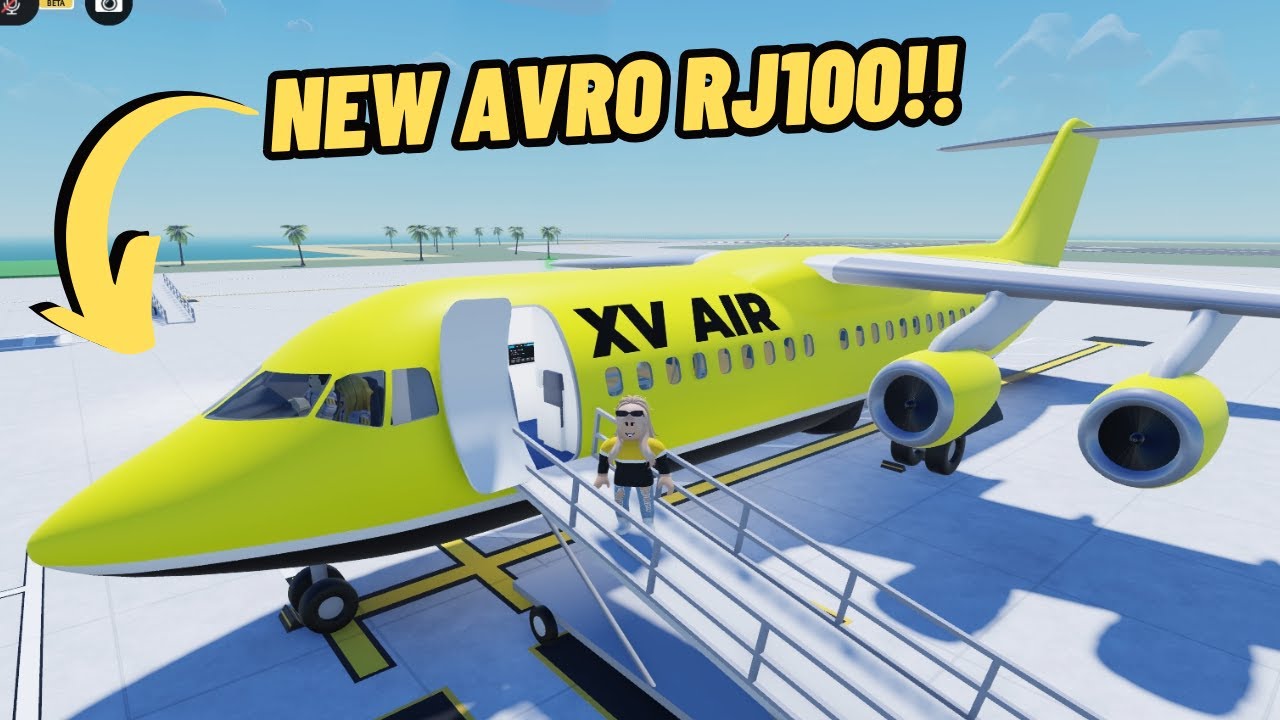 Новое обновление AVRO RJ100 в симуляторе бортпроводников | ROBLOX | AlyXV