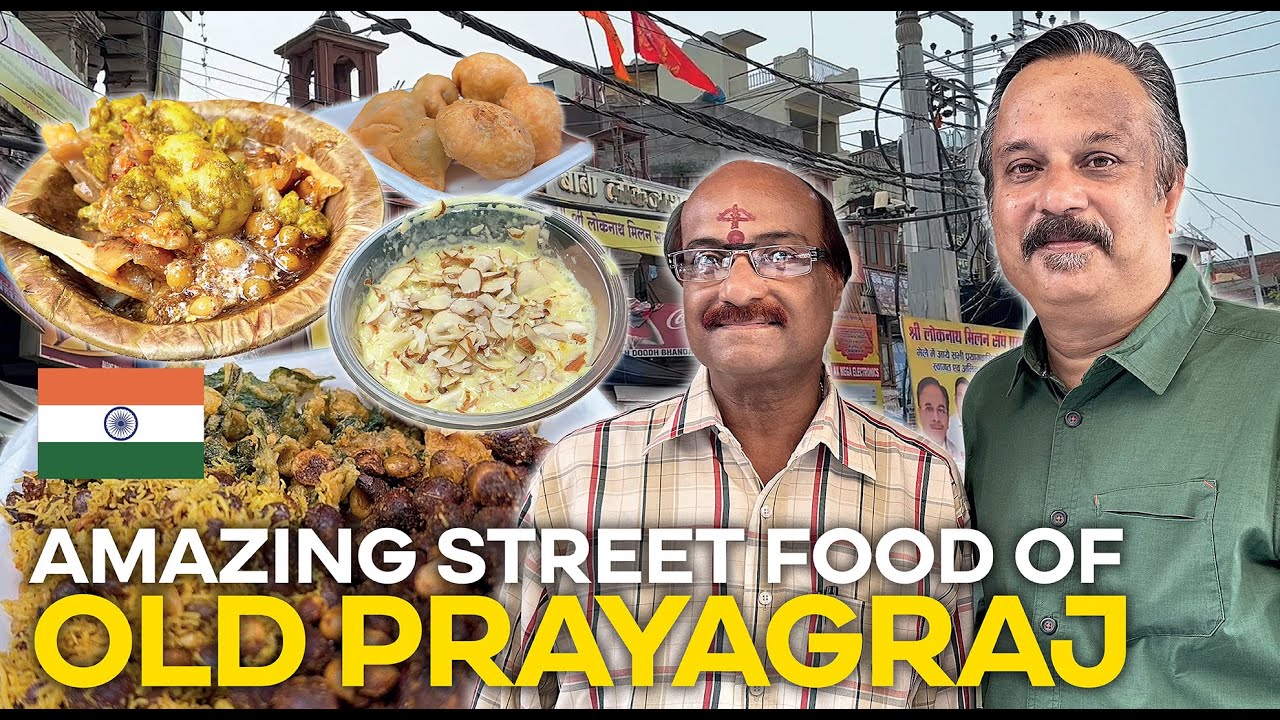 😋 AMAZING STREET FOOD OF OLD PRAYAGRAJ  |  Khau Gali of Loknath Bazar, Prayagraj, Uttar Pradesh