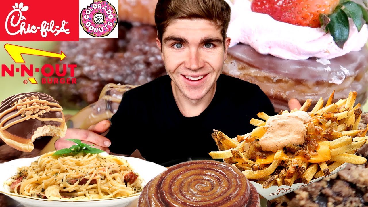 COMFORT FOOD CHEAT DAY︱CRAZY DONUTS, Vietnamese food, Animal Style IN N OUT & Chick Fil A!