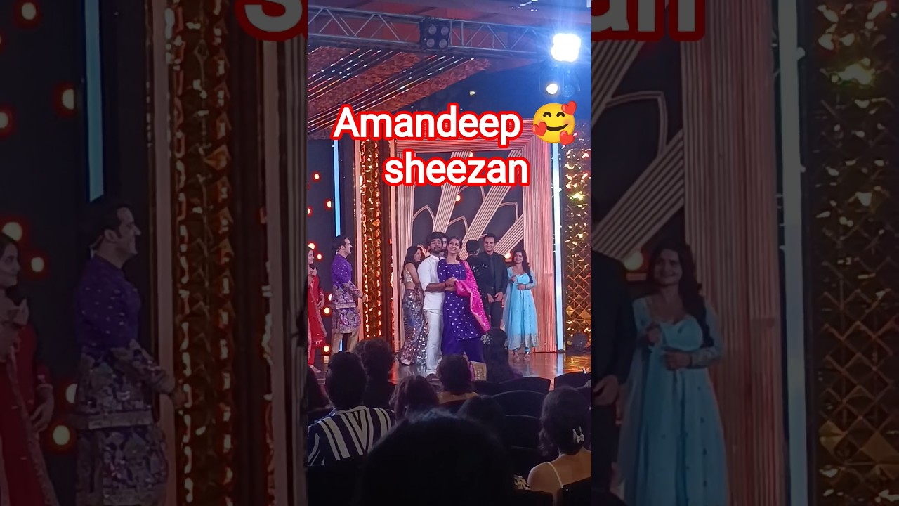 Amandeep 🥰 Sheezan are Dancing award show/ Zee kutumb Award...