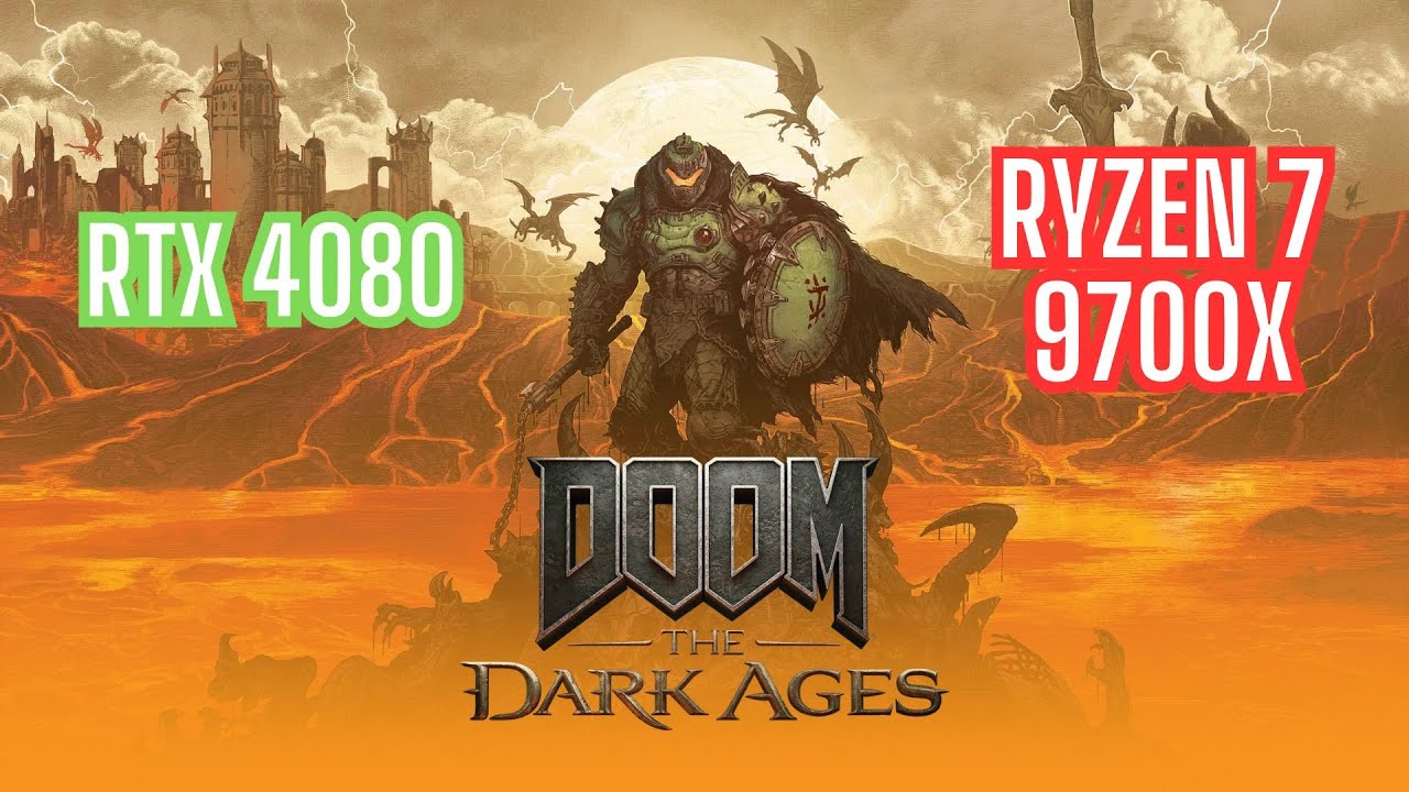 DOOM : The Dark Ages is SMOOTH AS HELL! | RTX 4080 | Ryzen 7 9700X | Ultra Settings | 4K