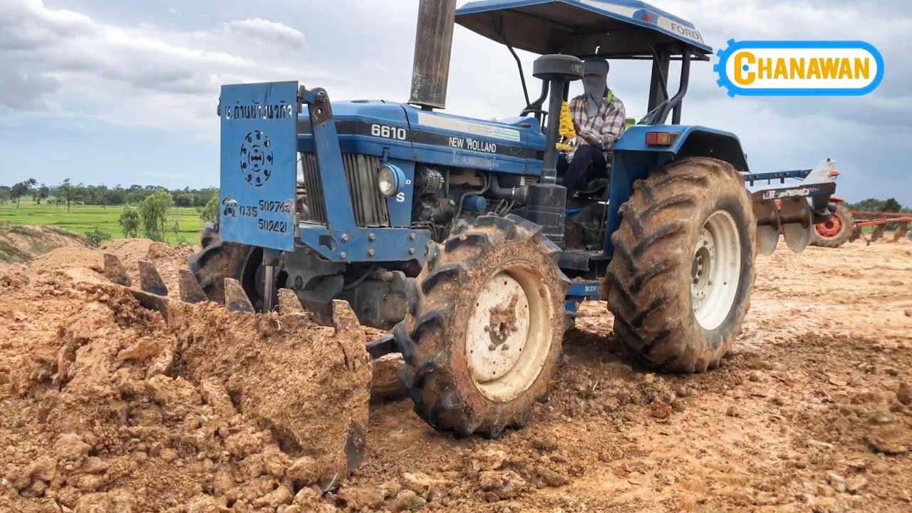 แทรกเตอร์​ฟอร์ด​ FORD​ 6610​ สองเพลาหาตัวจับยากนานๆเจอทีแรงดีเต็มสูบ​ดันดิน tractor​