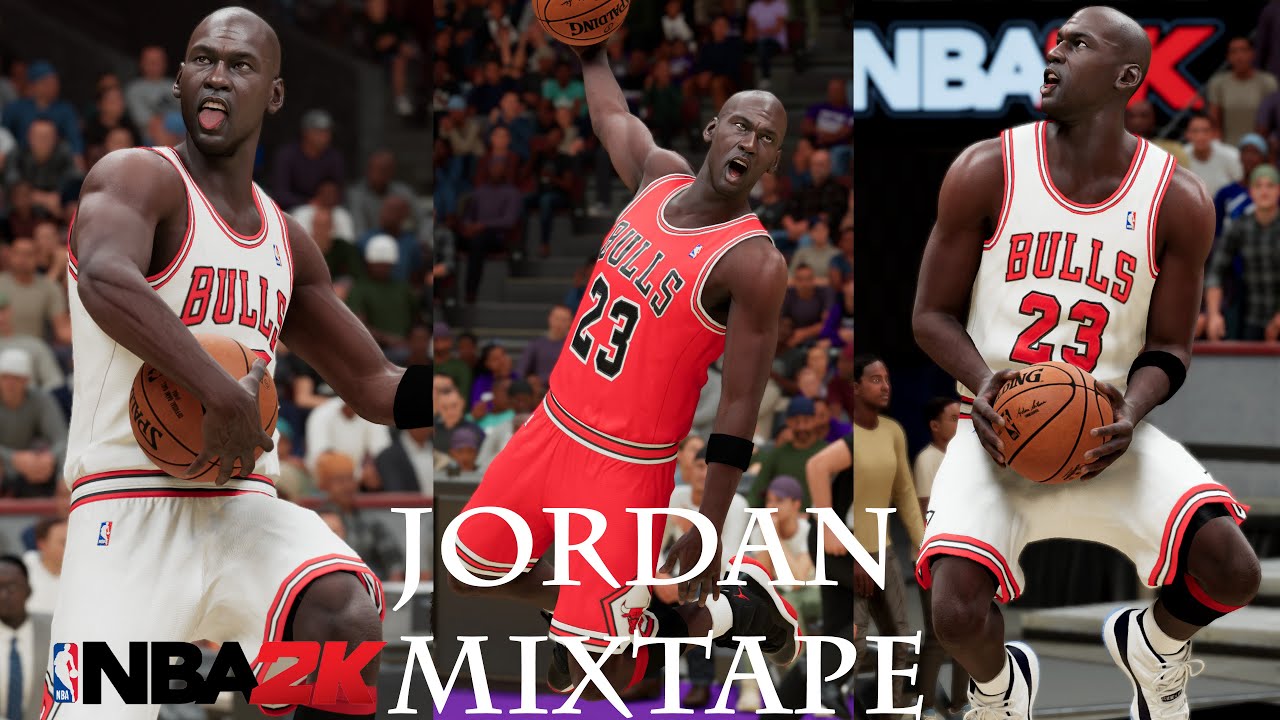 MICHAEL JORDAN 2K MIXTAPE Highlight Reel Dunks Fadeaways Gamewinners Happy BDAY MJ! 2K21 2K22 2K23