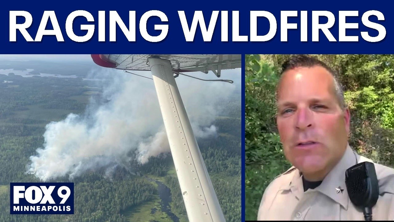MN wildfires update: Fires burn across the Canadian border
