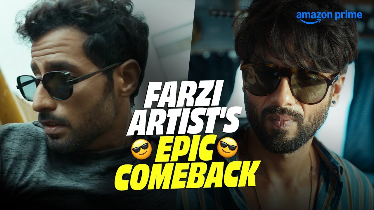 Farzi Artist Makes A COMEBACK 😎💸 | Shahid Kapoor, Bhuvan Arora, Vijay Sethupathi| Prime Video India