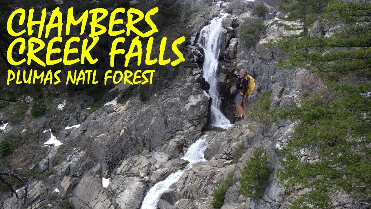 Chamber Creek Falls- TOUGH! Plumas National Forest hiking- Best Waterfalls of Northern California