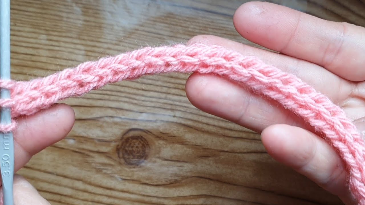 CROCHET/ Cordón Tubular o tricotin