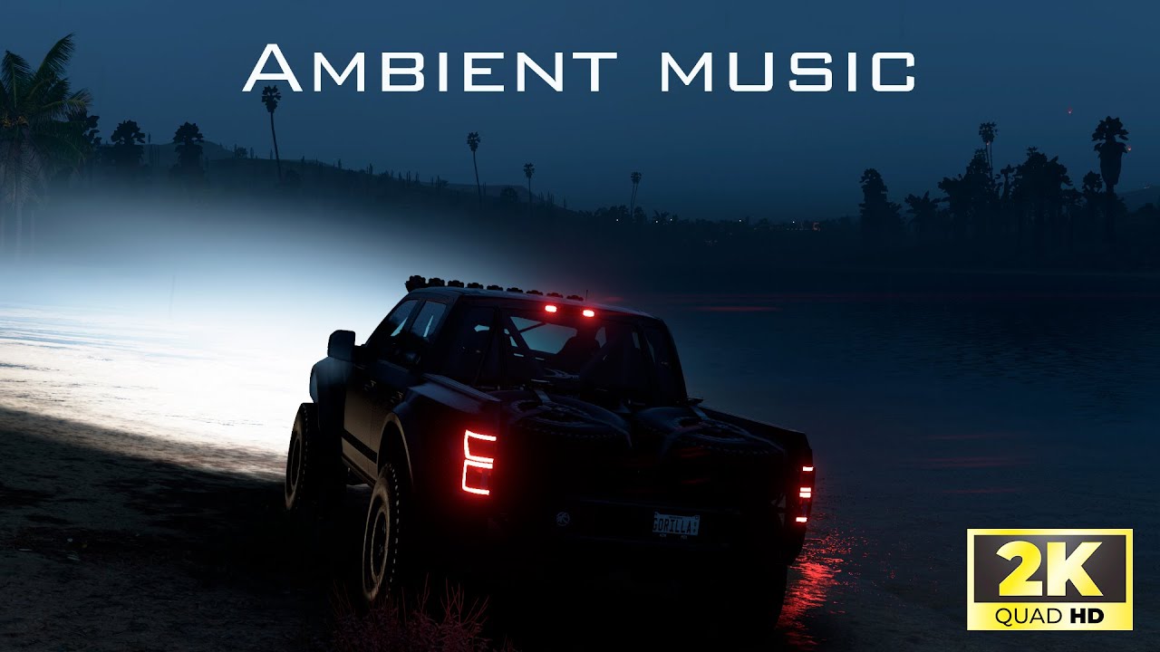 Night drive ambient music | Calm Car Ride for Deep Sleep & Relax