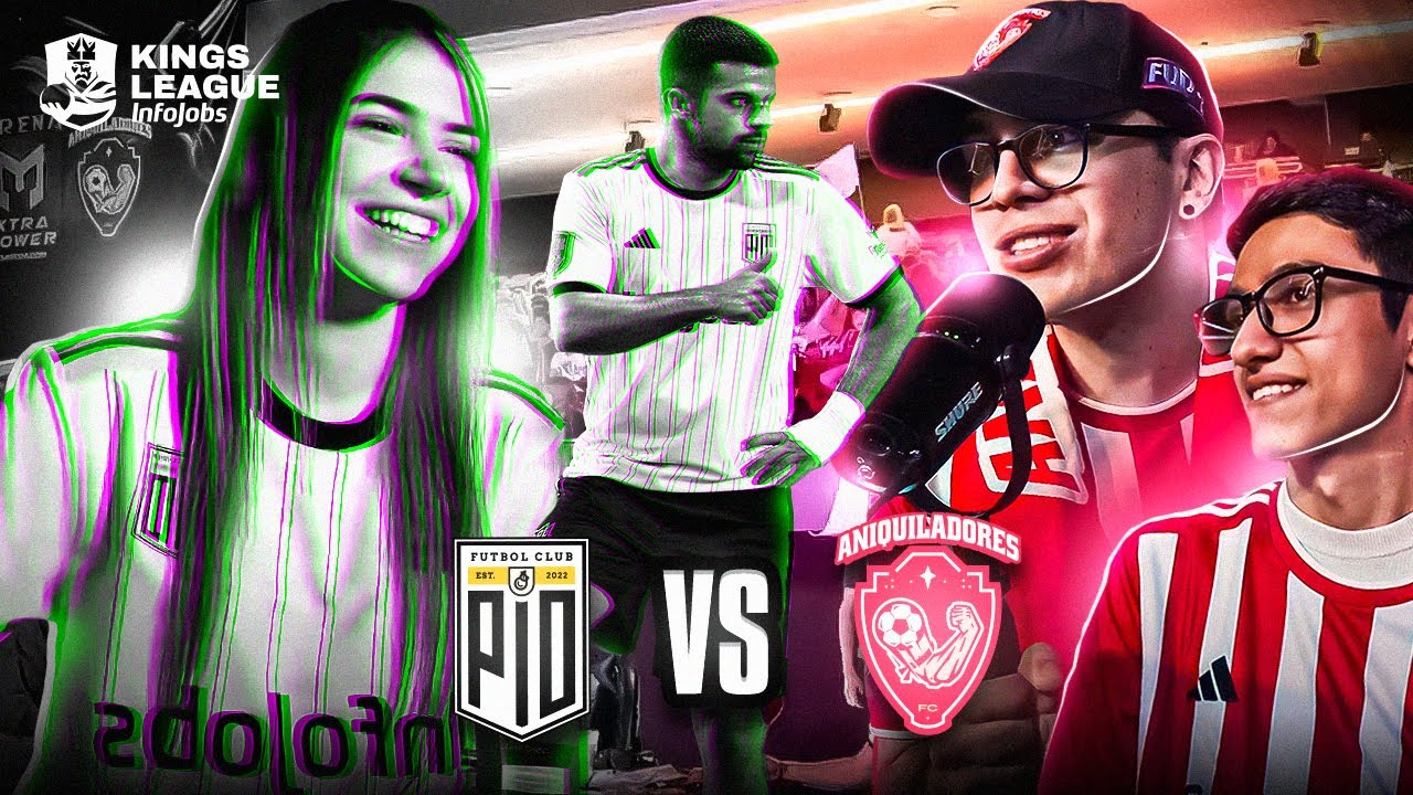 PARTIDO DESCOLORIDO🤕 - PIO FC vs ANIQUILADORES FC | KINGS LEAGUE Jornada 10