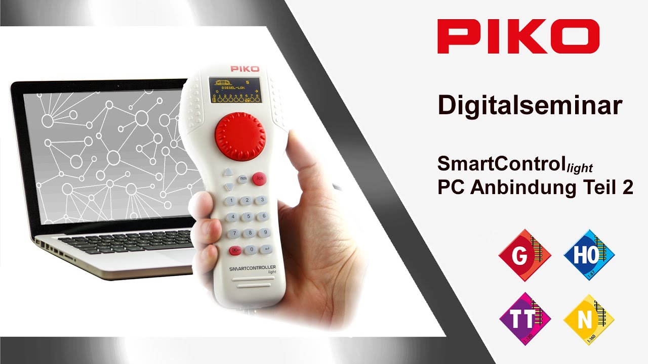 PIKO [D027] Digitalseminar SmartControl Light – PC-Anbindung und erste Anwendungen Teil 2