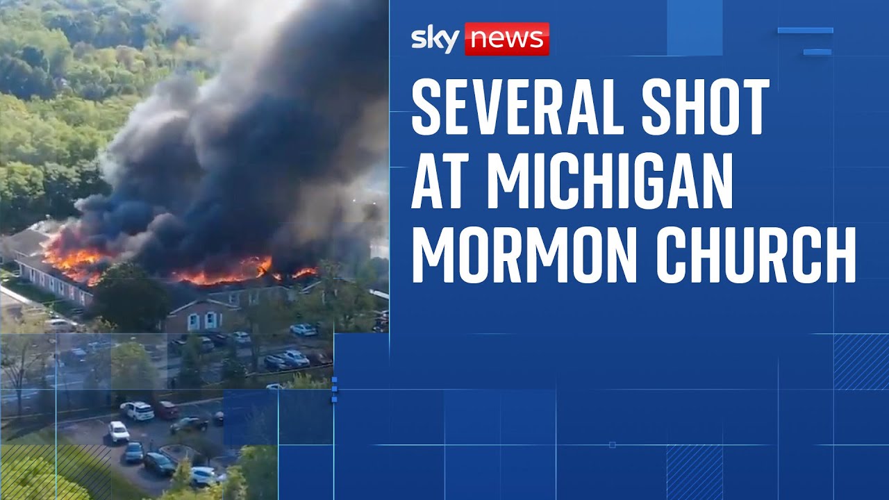 At least one killed after shooting and fire at Mormon church in Michigan