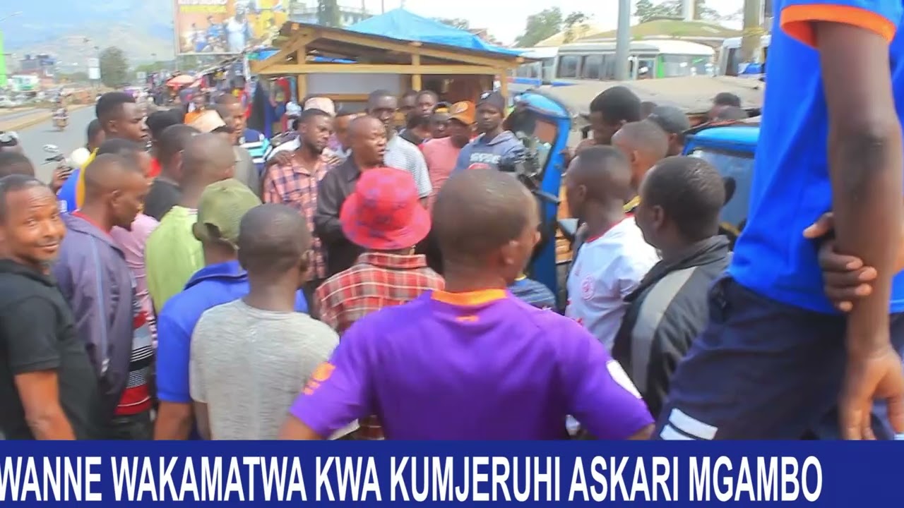 ASKARI MGAMBO AJERUHIWA NA MADEREVA WA BAJAJI MOROGORO
