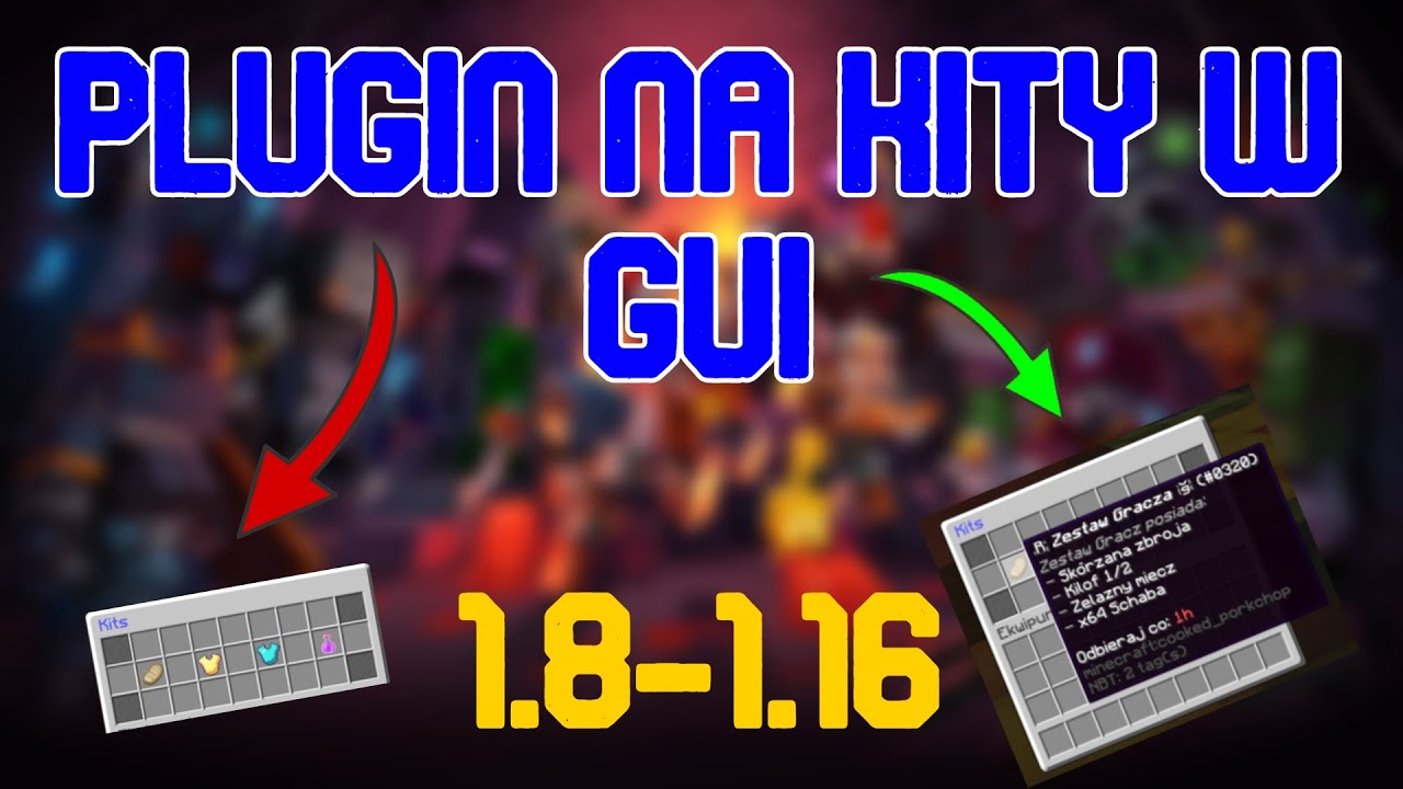NAJELPSZY PLUGIN NA KITY W GUI! 1.8 - 1.16 PlayerKits [FREE]