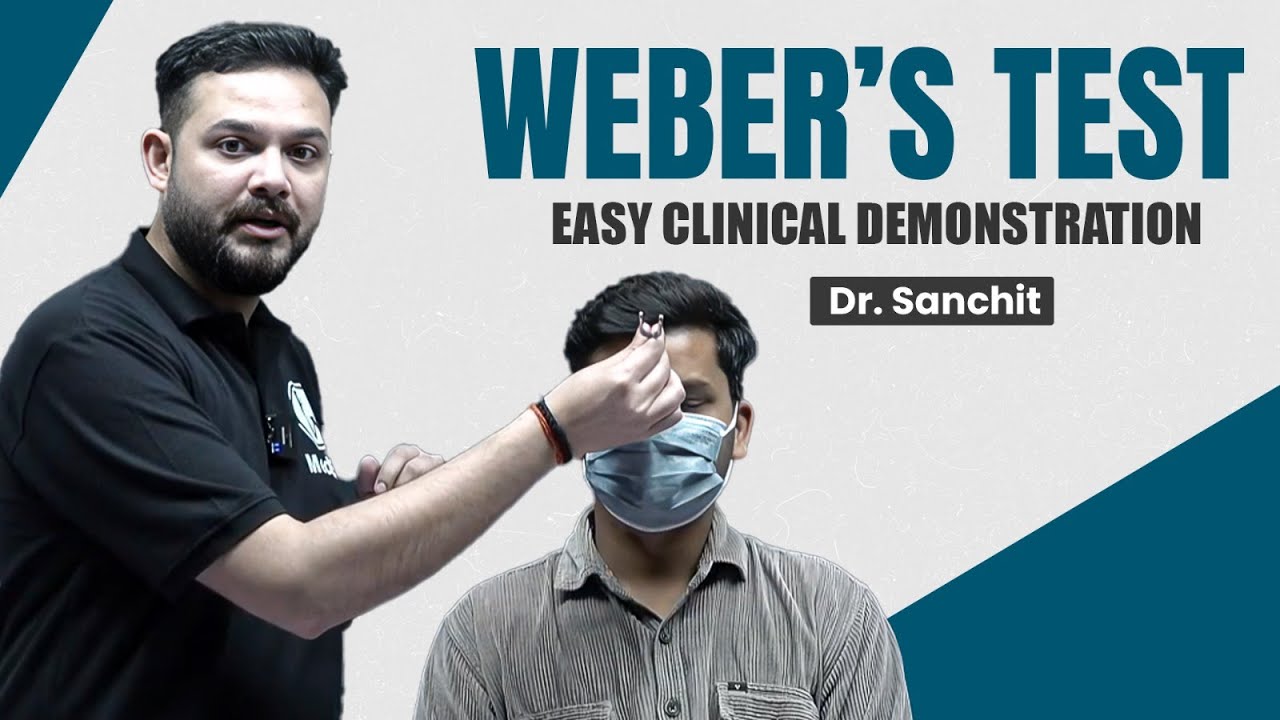 How to Perform WEBER'S TEST 😱 | ENT | By Dr. Sanchit | PW MedEd