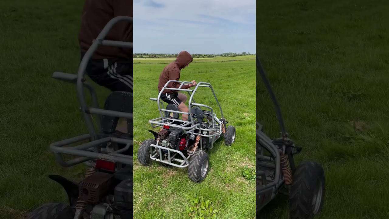 Dune buggy 6.5 hp 212 cc starting and driving