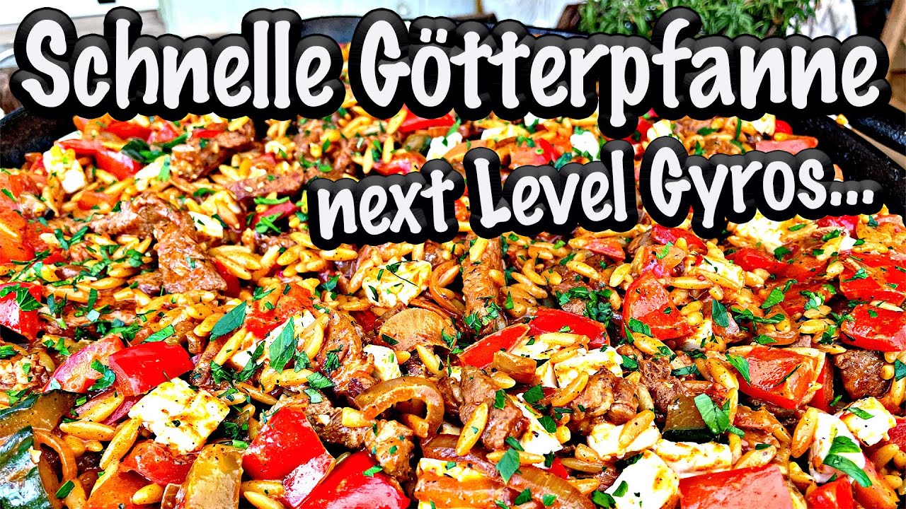 Griechische Götterpfanne schnell und einfach | Next Level Gyrospfanne | The BBQ BEAR