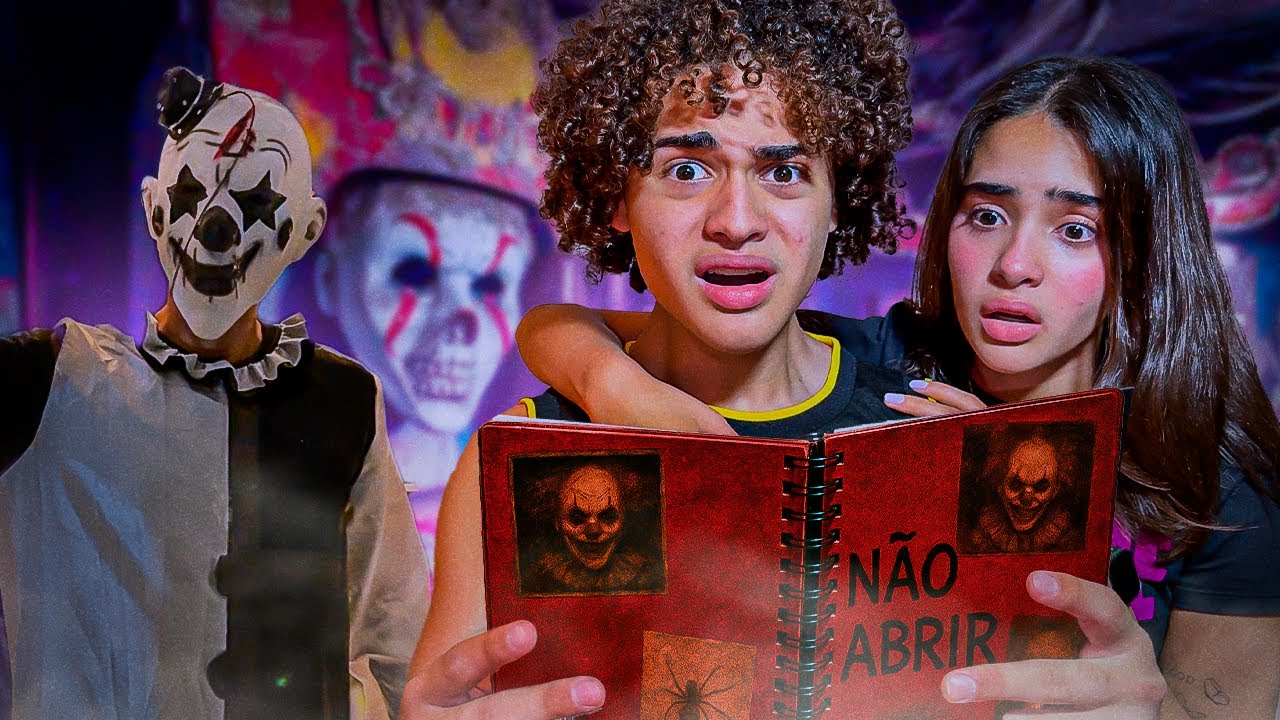 ABRIMOS O DIÁRIO E DESCOBRIMOS O SEGREDOS DO PALHAÇO - BIZARRO 😱😱😱