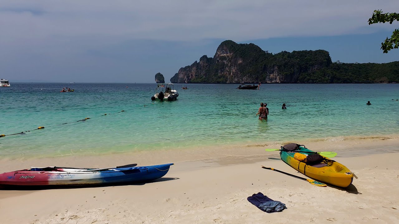 Monkey Beach, Koh Phi Phi islands, Thailand (2025) (4K) FULL WALKING TOUR