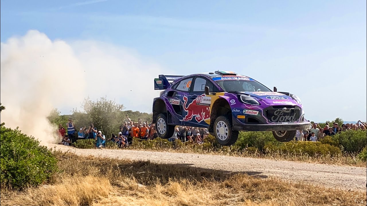 WRC Rally Italia Sardegna 2022 JUMPS and MAX ATTACK