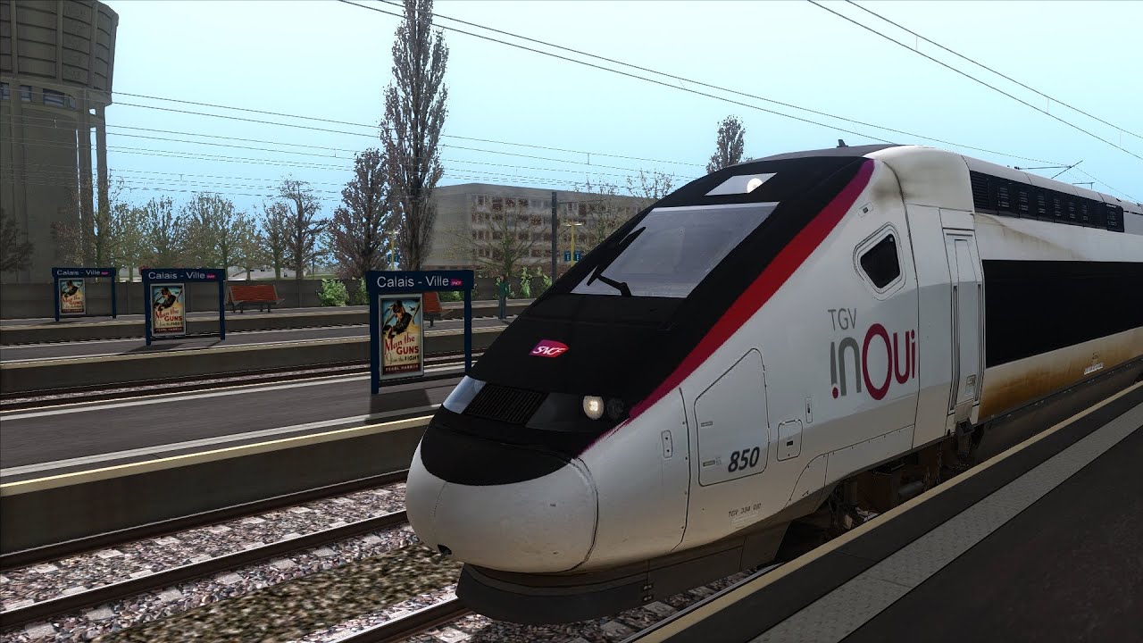 Train Simulator Classique : TGV Duplex de Calais Ville à Lille Europe !