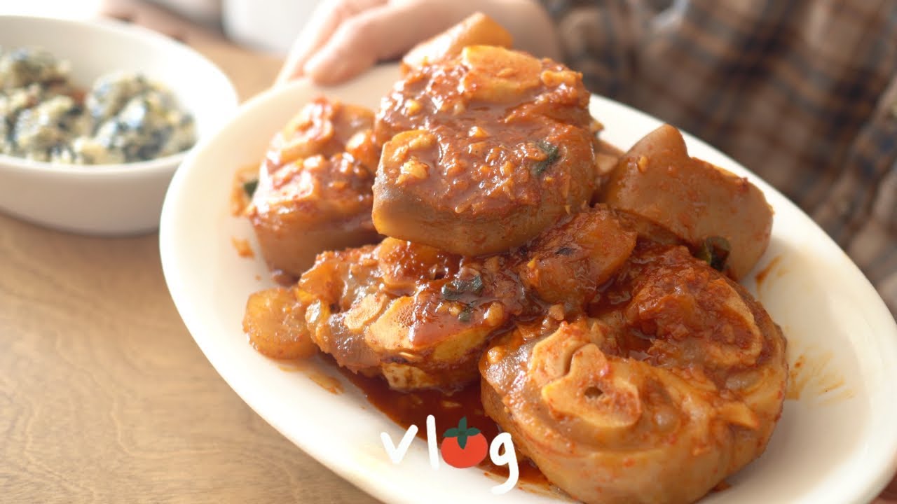 집에서 우족찜을 누가 만들어먹어? 제가요 / 하이디라오 첫 입성 / 딸기찹쌀떡,나폴리탄,까망베르튀김,크로와상 샌드위치