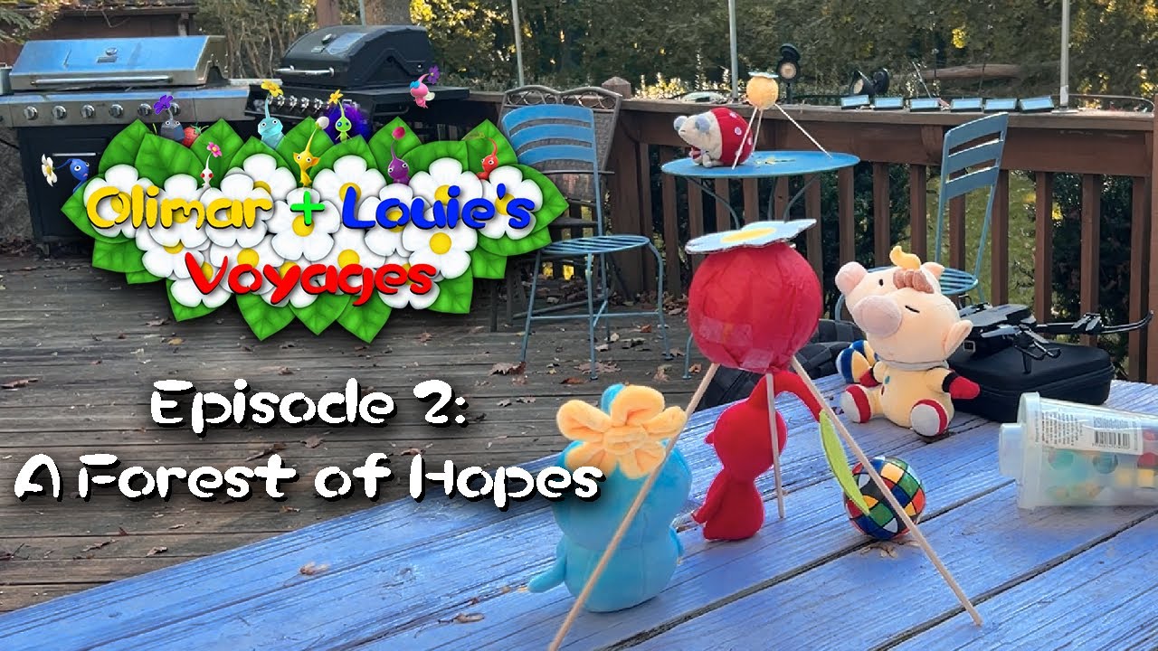 Olimar + Louie's Voyages - Episode 2: A Forest of Hopes | (Pikmin Plush Series)