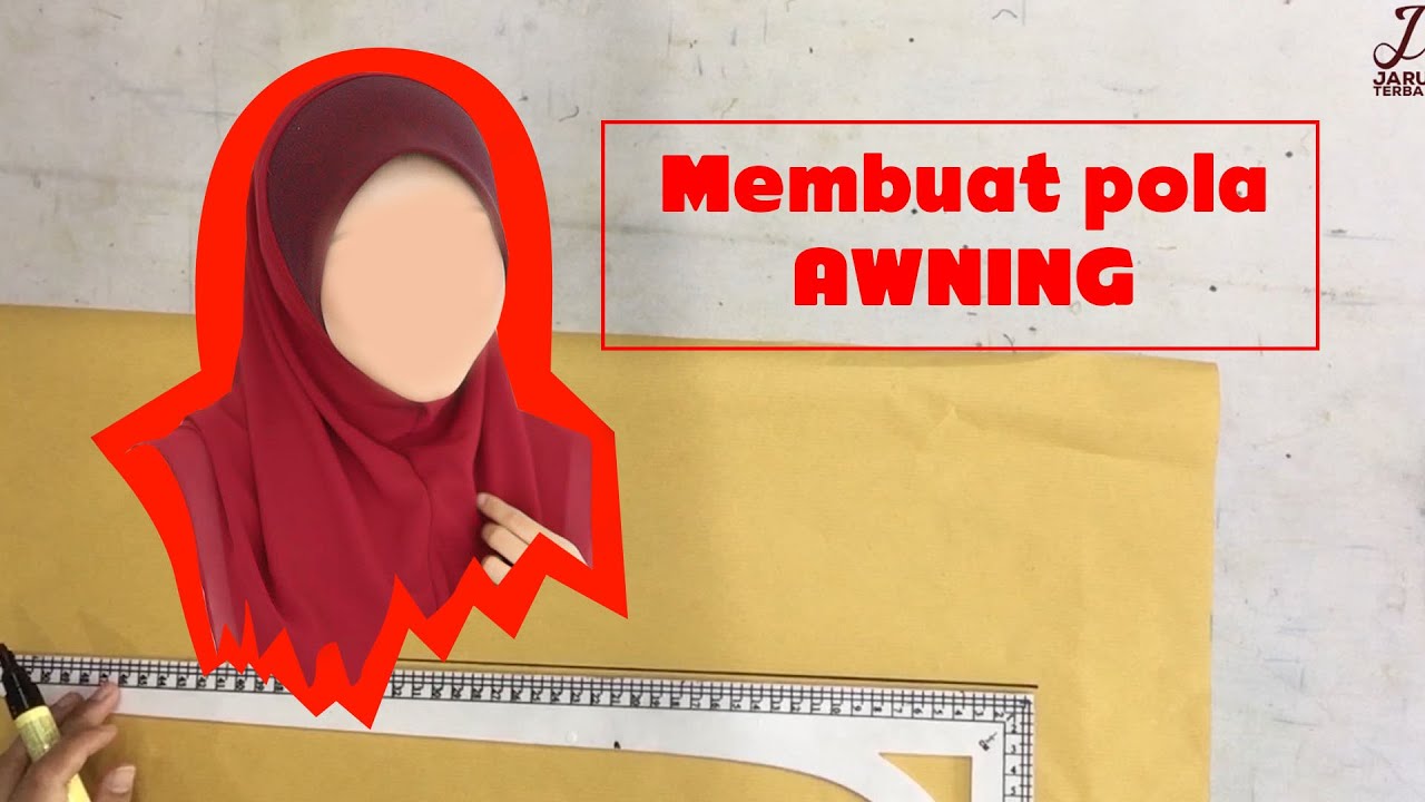 MUDAH JER BUAT POLA AWNING !