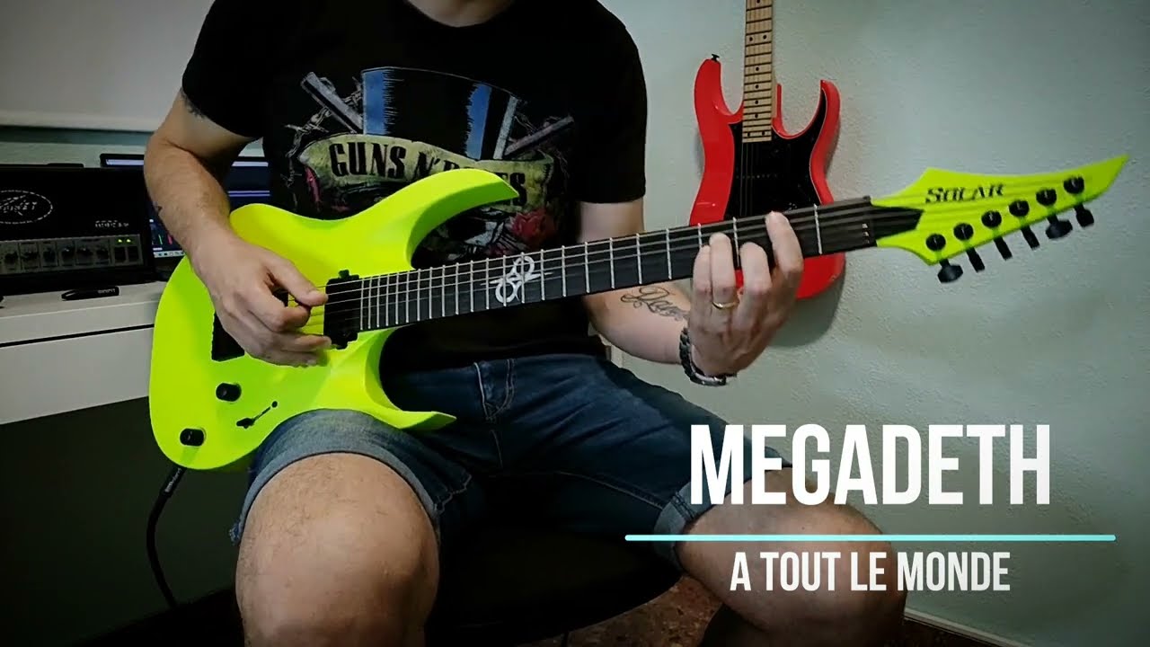 Megadeth - A Tout le Monde (Guitar cover) Solar A2.6 - Peavey 6505MH - Headrush Gigboard