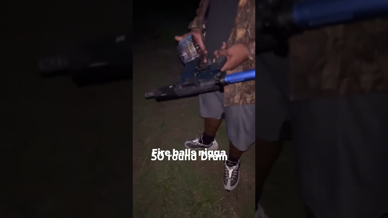Micro Ar pistol 50 round drum
