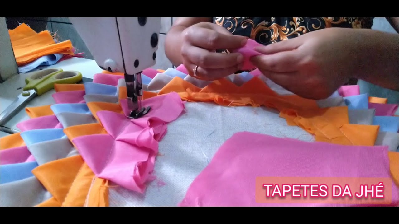 #PASSOAPASSO 🤩TAPETE DE BICOS COLORIDOS #TAPETESDAJHE