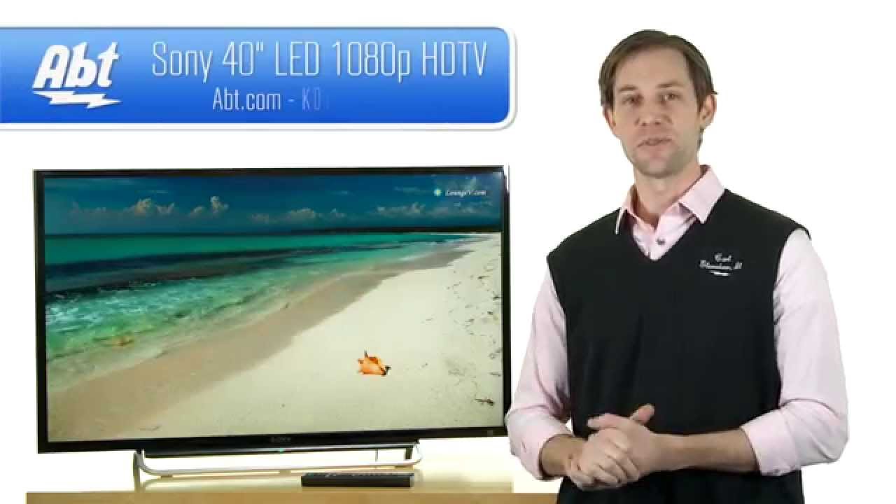 Sony 40 inch LED 1080P HDTV - KDL40W600B Features