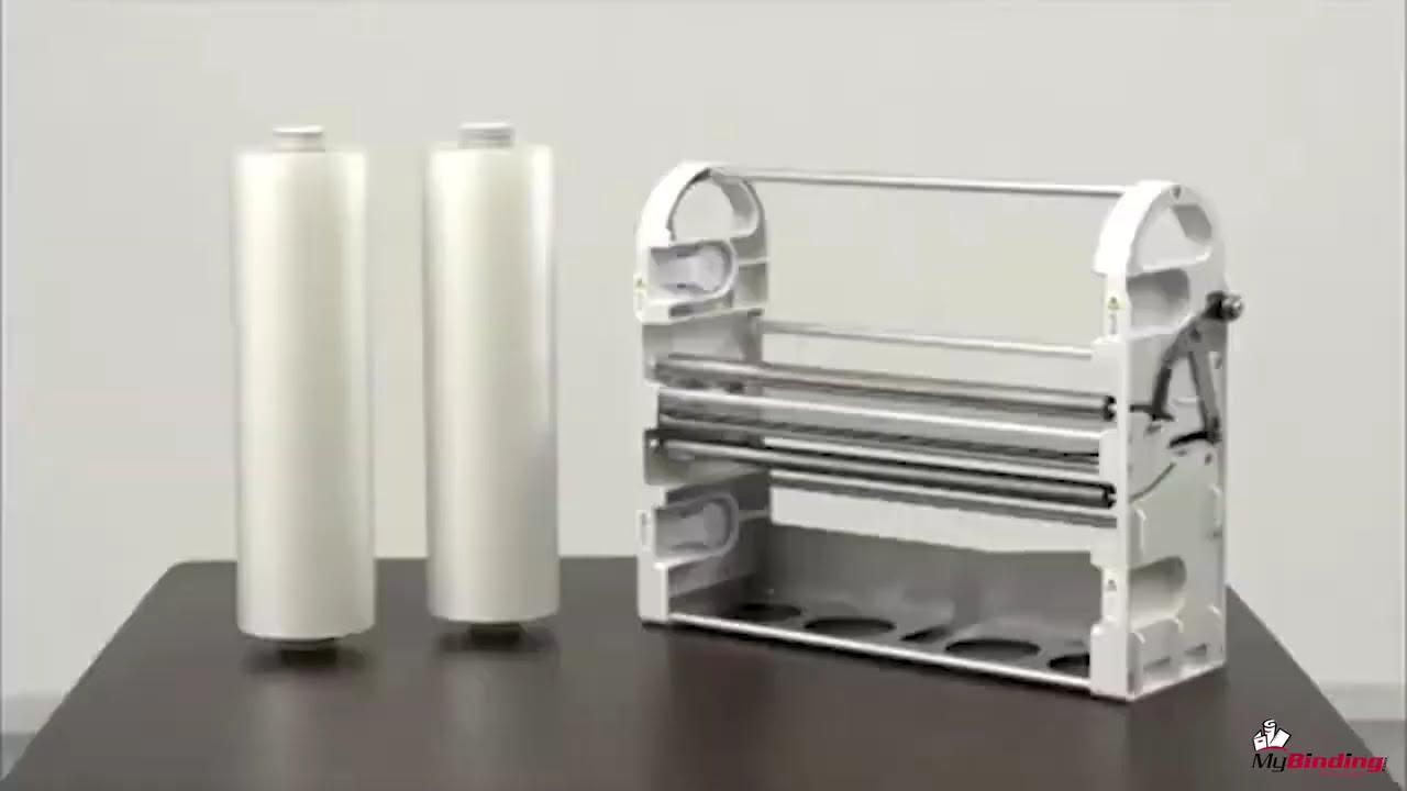 Revo-Office 12 Automatic Roll Laminator With Feeder And Cutter Video