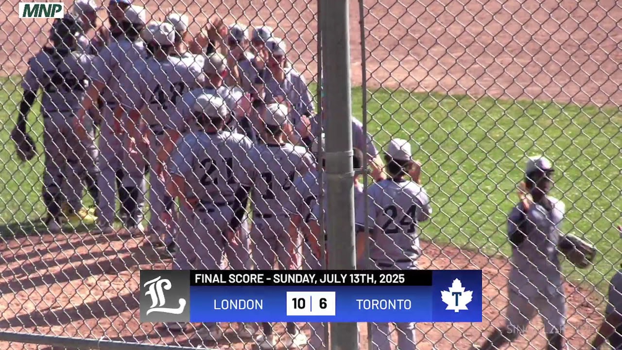 IBL Baseball: TORONTO MAPLE LEAFS VS LONDON MAJORS (JULY 13TH 2025)