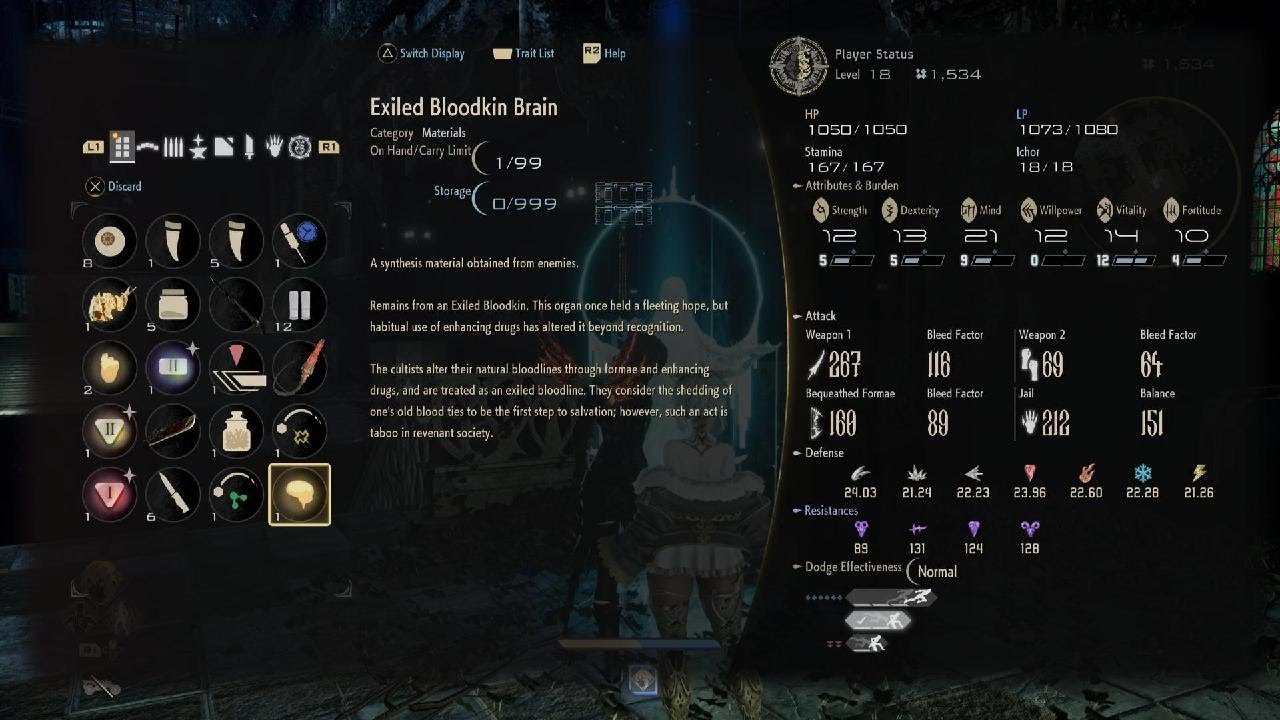CODE VEIN II . الزعيم الثالث اسلوب الست سيوف