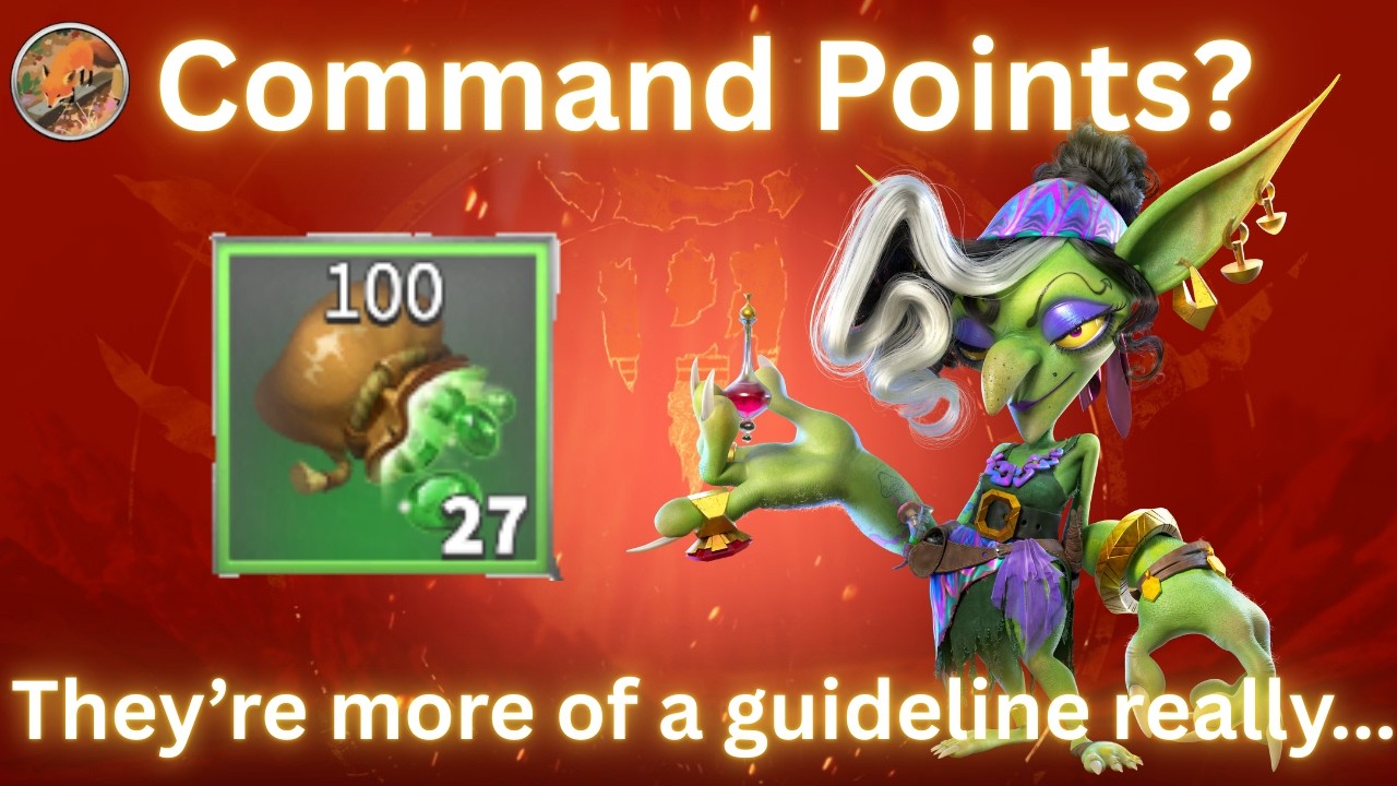 Getting around Command Point Limitations!
