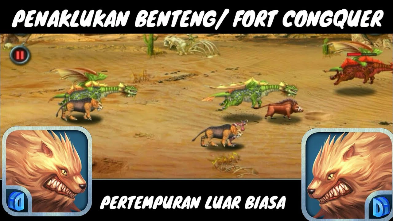 Pertempuran kerajaan hewan yg sangat sengit: Penaklukan benteng
