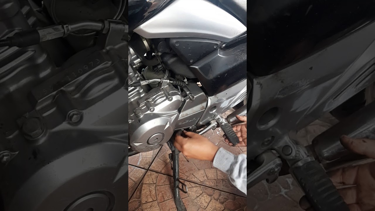 cambiar piñon de la Suzuki inazuma 250