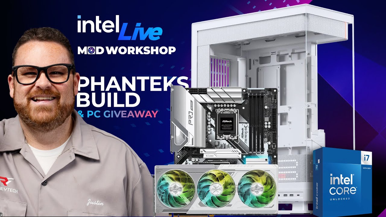 PC Giveaway + Phanteks Evolv X2 Matrix Gaming PC Setup (i7 14700K / RTX 5070Ti)
