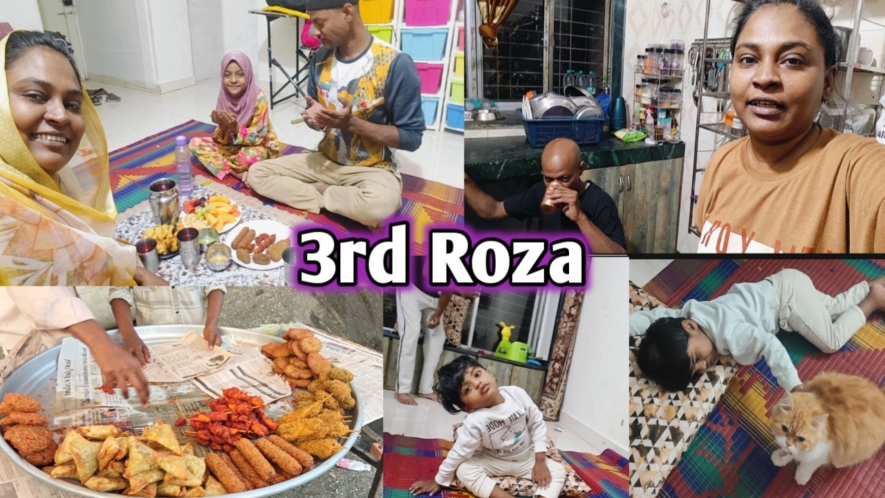 Ramadan Day 3 ❤️ Aaj Sehri Me Uth Gaya Azam our Q Ai Iftari Bahar Se