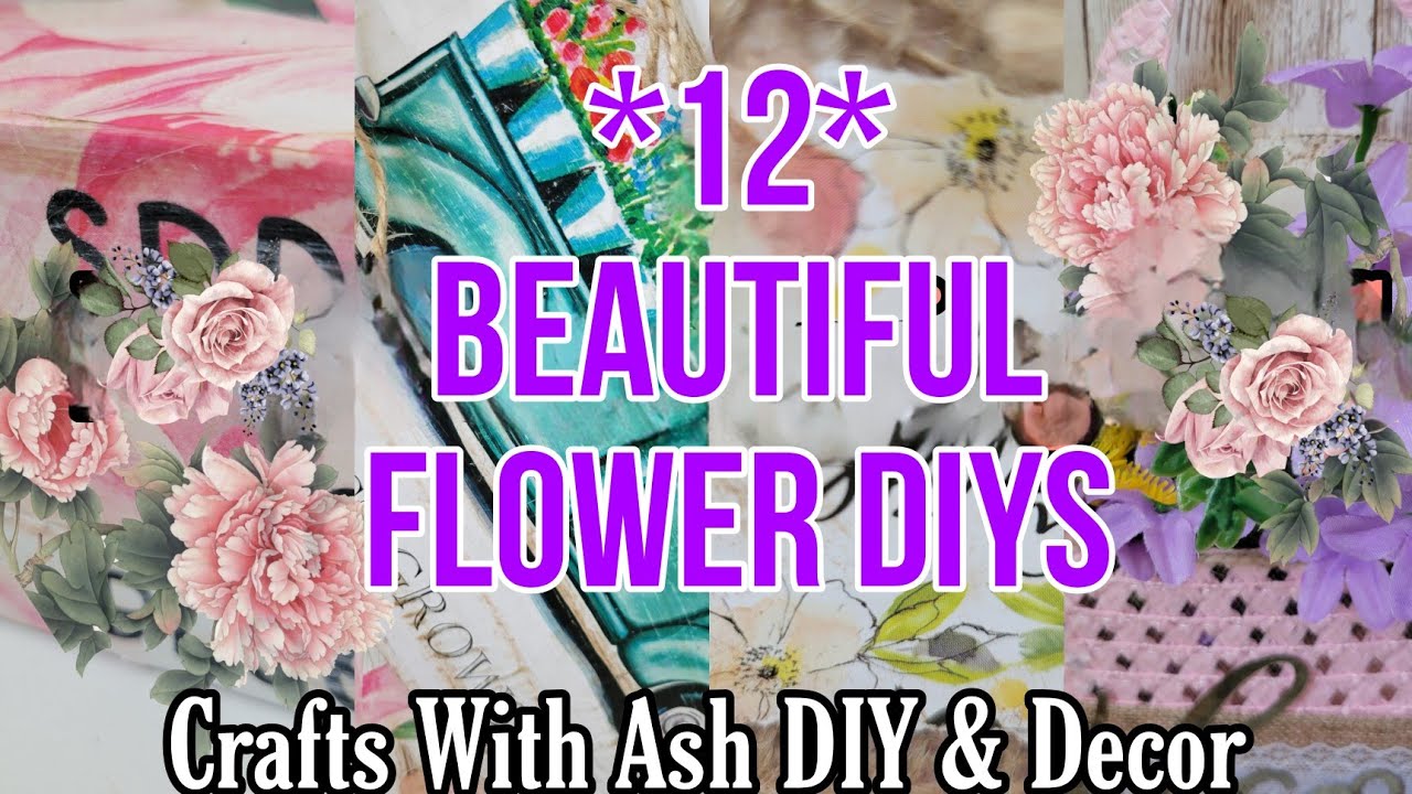 *12* Beautiful FLOWER DIYS to try this SPRING!
