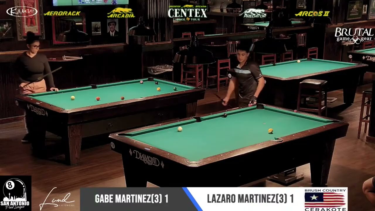 Quick Final: Laz Martinez vs Gabe Martinez / 2025 Predator Arcadia CenTex Pool Tour