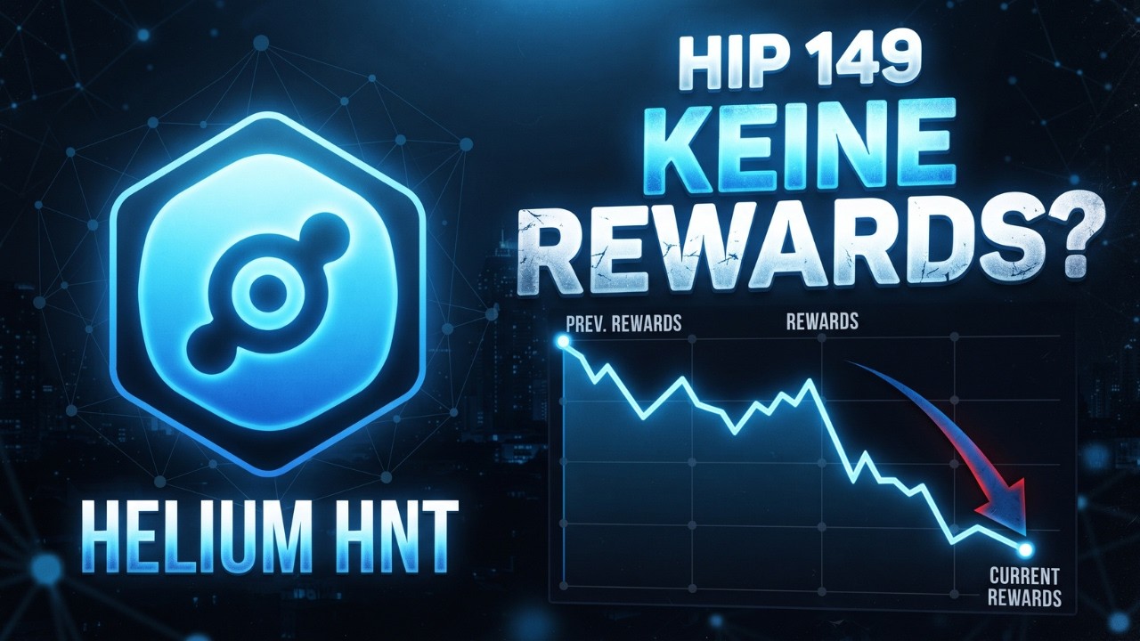 Was macht Helium da? Durch HIP 149 fast keine Rewards mehr!