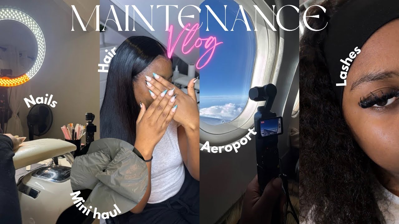 MAINTENANCE VLOG ( nails, haul, lashes, hair.. )