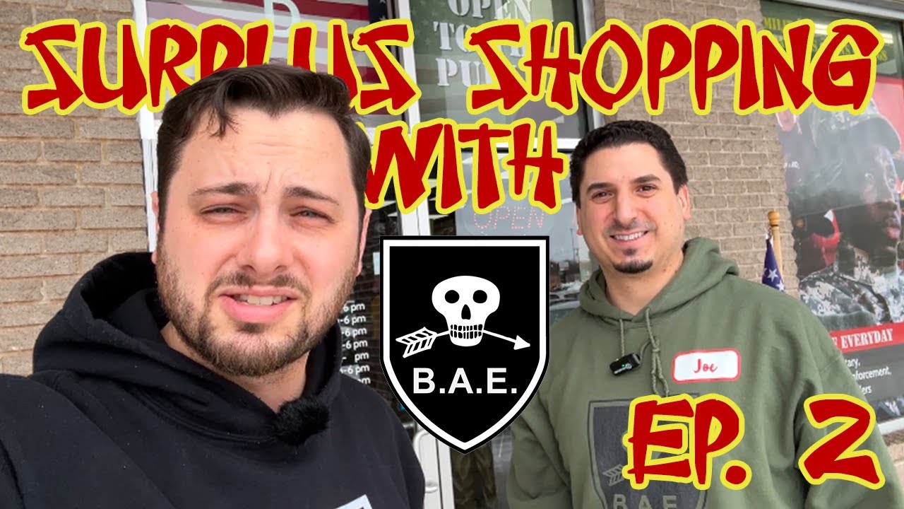 Military Surplus Shopping with BAE || Episode 2 || Vietnam War Gear at Army Barracks MA