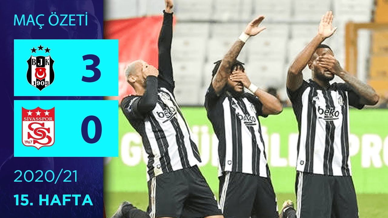ÖZET: Beşiktaş 3-0 DG Sivasspor | 15. Hafta - 2020/21