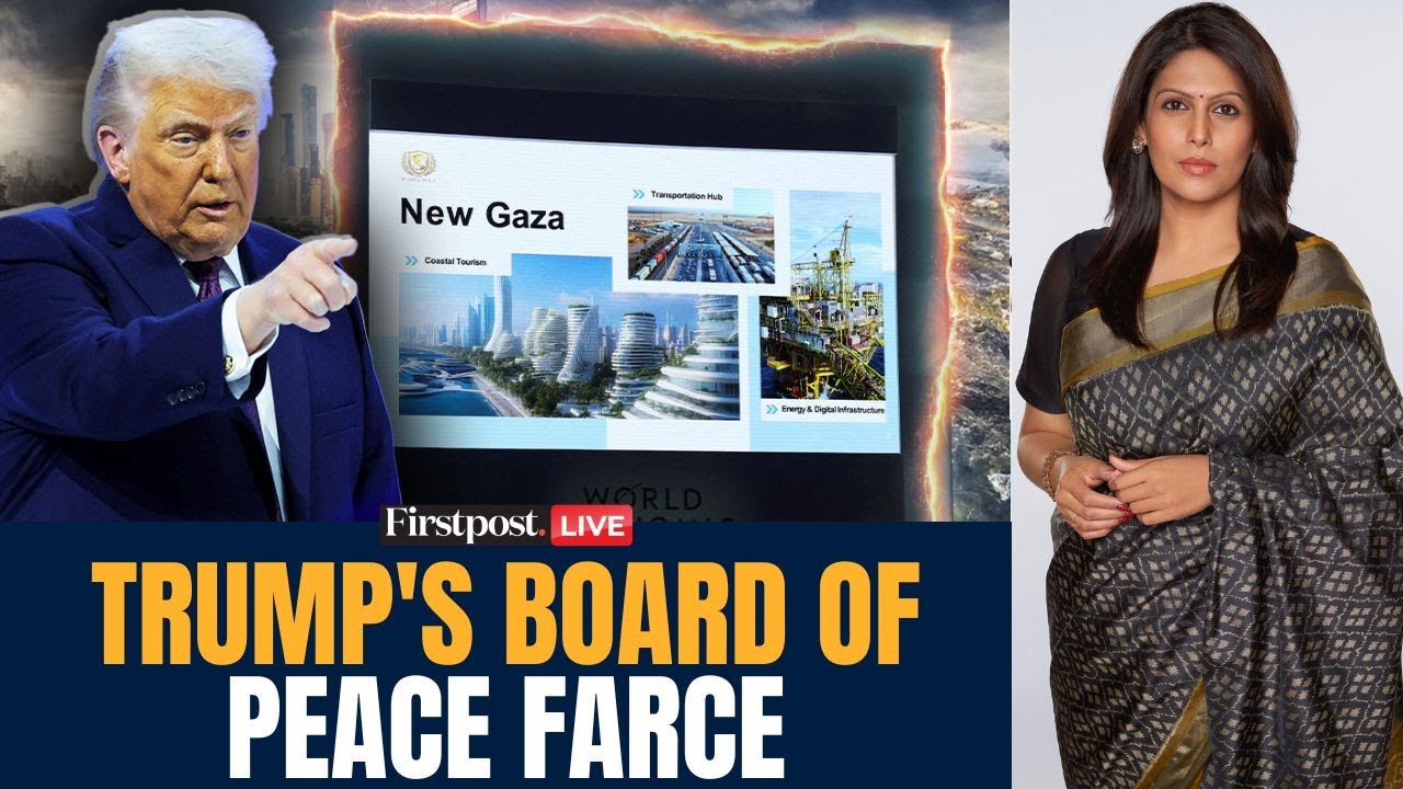 Trump-Gaza LIVE: Trump Unveils Gaza Plan With Skyscrapers, Data Centres |  Vantage with Palki Sharma