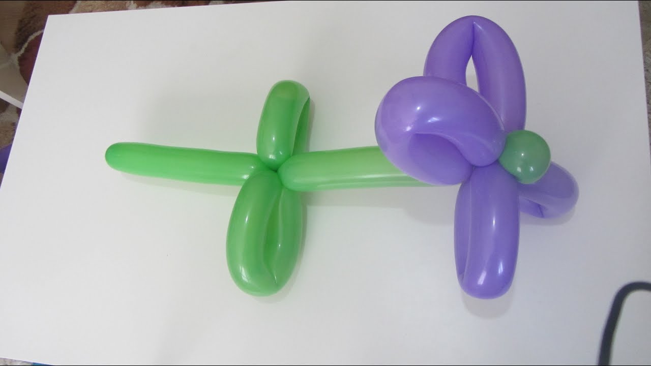 sosis balonla kolay &ccedil;i&ccedil;ek yapımı