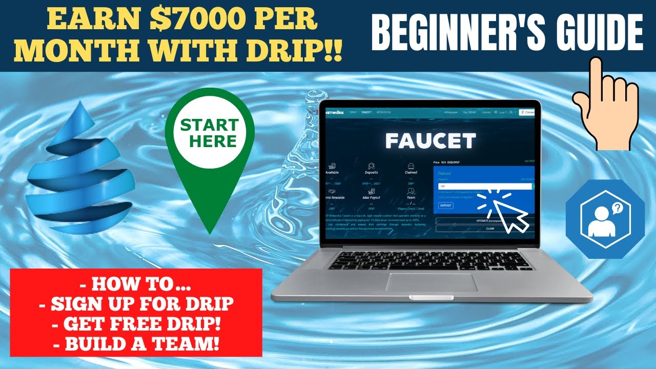 💧How To Get Started With Drip Network - Full Tutorial - Find Out How To Make $7,000 Per Month! 🔥