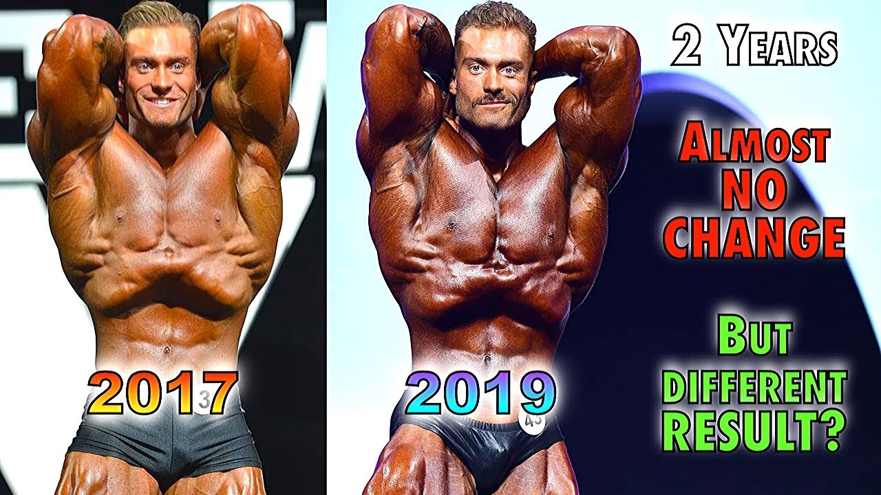 Chris Bumstead: 2017 Vs 2019