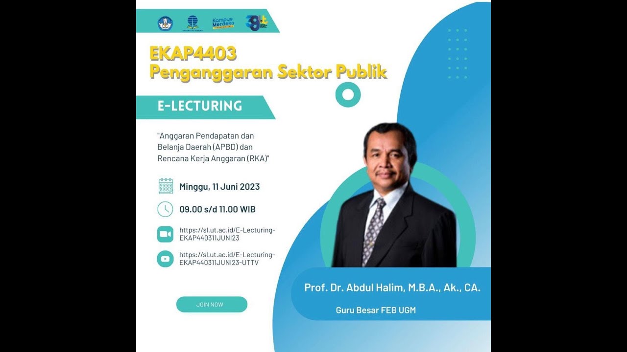 E Lecturing EKAP4403 Penganggaran Sektor Publik 110623